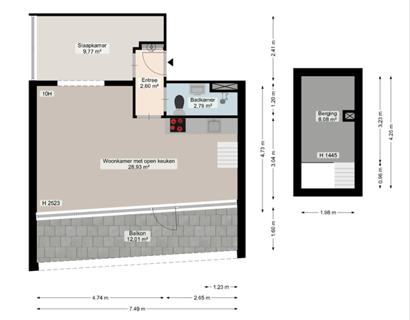 Medium property photo - Akerkhof 10H, 9711 JB Groningen